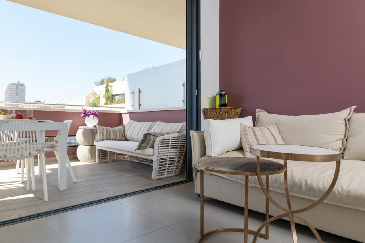 Bright & Modern 2Br With Balcony On Dizzengoff Appartement Tel Aviv Buitenkant foto